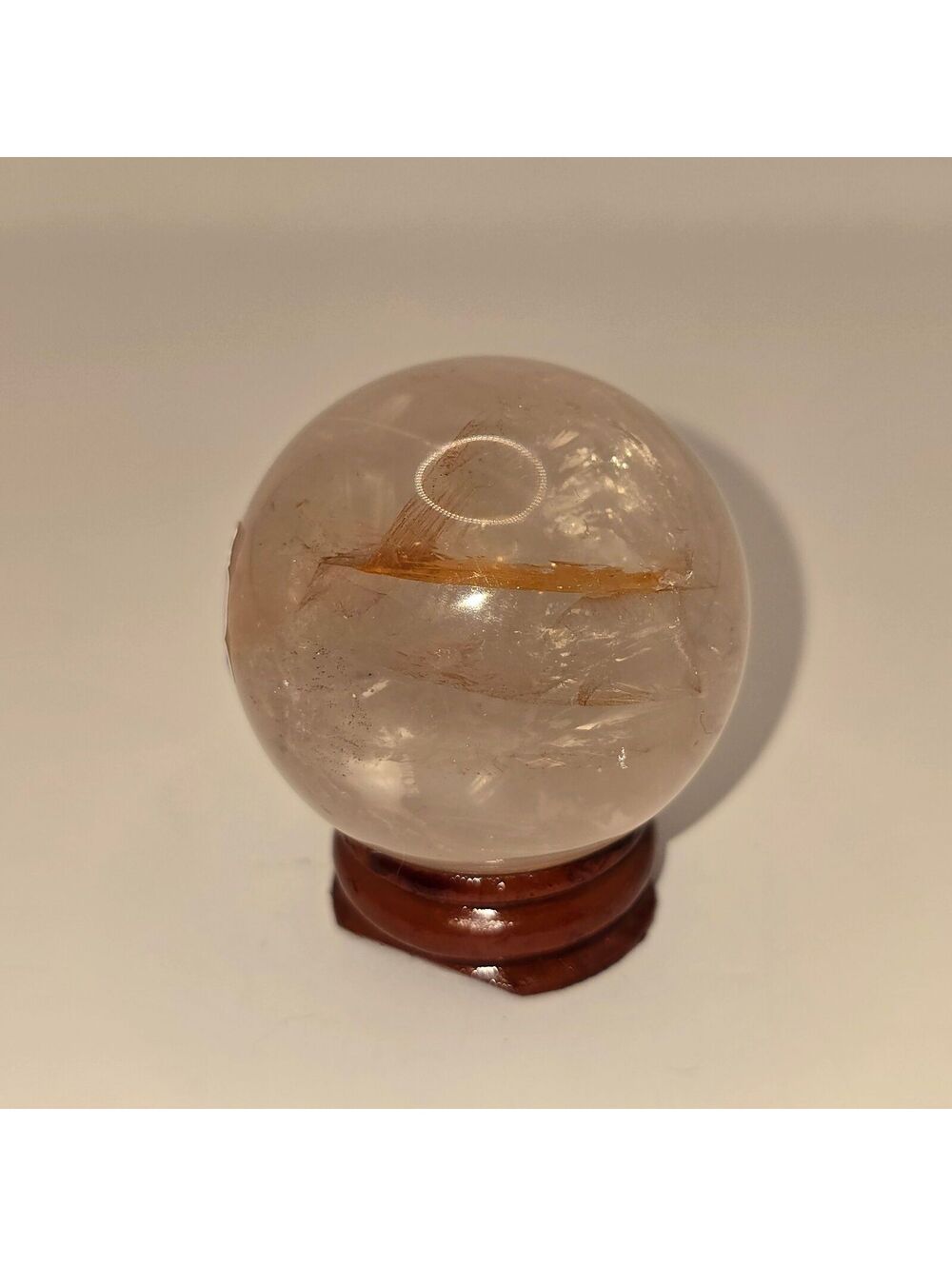 292. Hematoid Natural Crystal Sphere 43mm